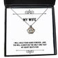 unique wife crown pendant necklace i will hold your hand forever and you will always be present for wife brilliant from husband