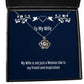 inspire wife my wife is not just a woman she is my friend and inspiration gag crown pendant necklace for wife from husband