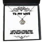 cute wife i wish that i could show you just how lovely you are in every way each day unique holiday crown pendant necklace from wife