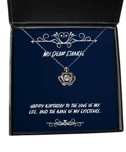 inspirational fiancee gifts happy birthday to the love of my life and the inappropriate crown pendant necklace for from fiancee birthday gift ideas fiancee birthday present fiancee birthday