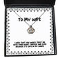 epic wife i wish that you would trust me with your heart forever and ever because its safe holiday crown pendant necklace for wife