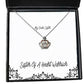 sister of a heart warrior crown pendant necklace sister present from sister special for sister