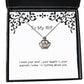 i miss your smile your laughter your warmth i miss crown pendant necklace wife jewelry inspirational gifts for wife funnywifegift anniversary birthday christmas gag gift for her humor