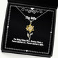 the only thing more badass than a postal worker is a postal sunflower pendant necklace wife present from husband epic jewelry for wife