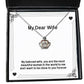 cool wife gifts my beloved wife you are the most beautiful woman in the world to me wife crown pendant necklace from husband funny crown pendant necklace gift funny crown pendant necklace funny