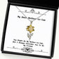 inspire mother in law sunflower pendant necklace you might be my mother in law but present for mother inappropriate gifts from daughter