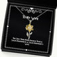 reusable wife sunflower pendant necklace the only thing more badass than a sales manager is a present for wife funny from husband