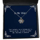 fun wife gifts life without you is nothing but a dream for me so wake up baby girl and cool crown pendant necklace for wife from husband