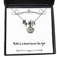 inspire wife my wife is an awesome insurance sales agent gag christmas crown pendant necklace from