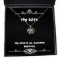 love wife gifts my wife is an awesome waitress cool holiday crown pendant necklace gifts for