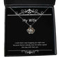 i wish that i was hugging you right now because theres nobody else crown pendant necklace wife jewelry for wife funny wife gift gag gift for wife funny birthday gift for wife
