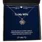 nice wife every day with you is another reason to celebrate because i get to spend it with a holiday crown pendant necklace for wife