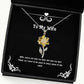 sarcasm wife wife youre not only my lover but also my best friend so i want fun sunflower pendant necklace for wife from husband
