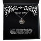 reusable wife gifts happy anniversary to the woman who puts up with my messes and wife crown pendant necklace from husband gift ideas for wife present for wife birthday gift for wife