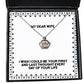 fun wife crown pendant necklace i wish i could be your first and last thought every for wife present from husband jewelry for wife