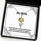 cheap wife my darling wife i wouldnt want anything more than for us to grow old love holiday sunflower pendant necklace from wife