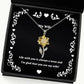 wife gifts for wife life with you is always a treat and im glad that you are my perfect wife sunflower pendant necklace from husband