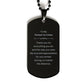 amangny partner in crime black dog tag engraved appreciation gifts for birthday christmas and graduation