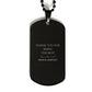 unique engraved black dog tag for medical assistant appreciation gift hope and confidence booster for graduation and veterans day celebrations