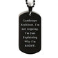 amangny unique landscape architect gifts landscape architect. im not arguing. im just inspirational black dog tag for colleagues from friends