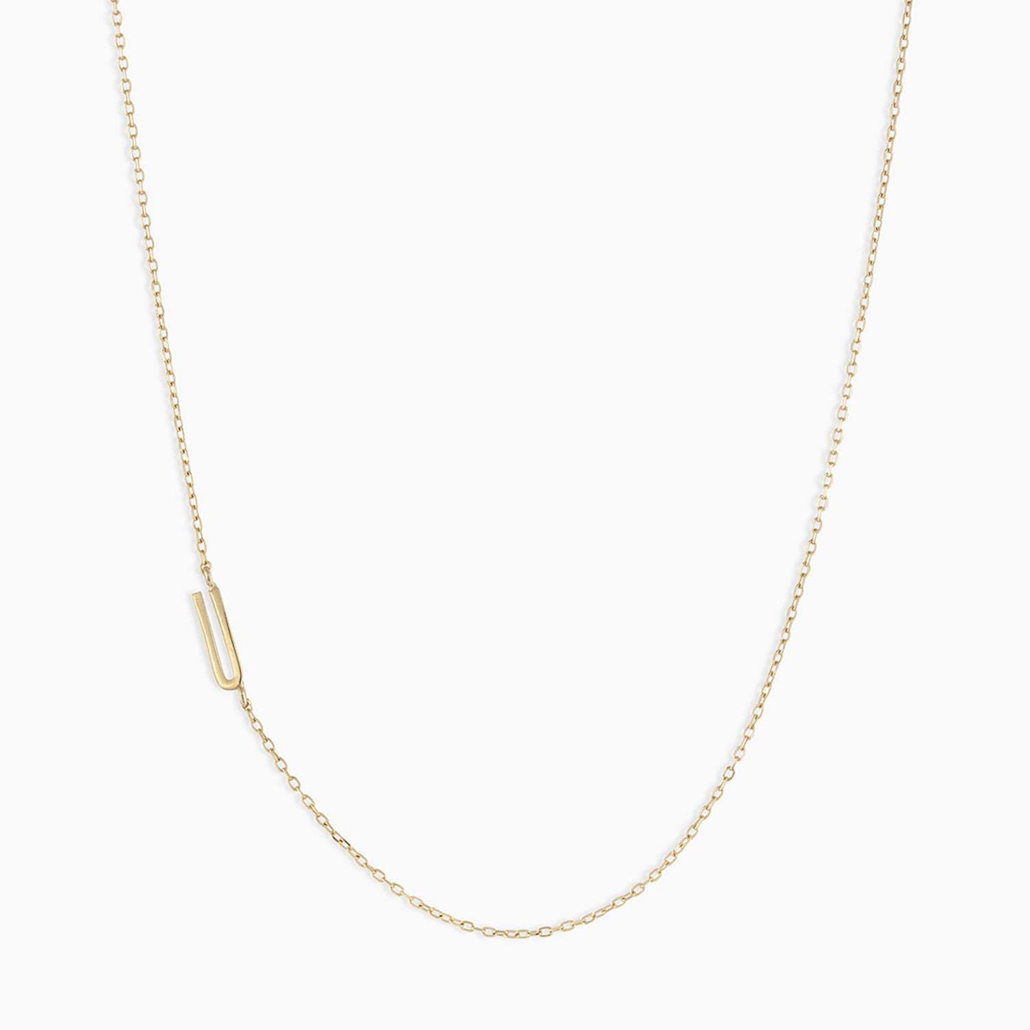 Personalized Initial Necklace, 18k Gold Plated Clavicle Chain, Dainty Everyday Wear, Unique Gift for Her, Custom Letter Pendant