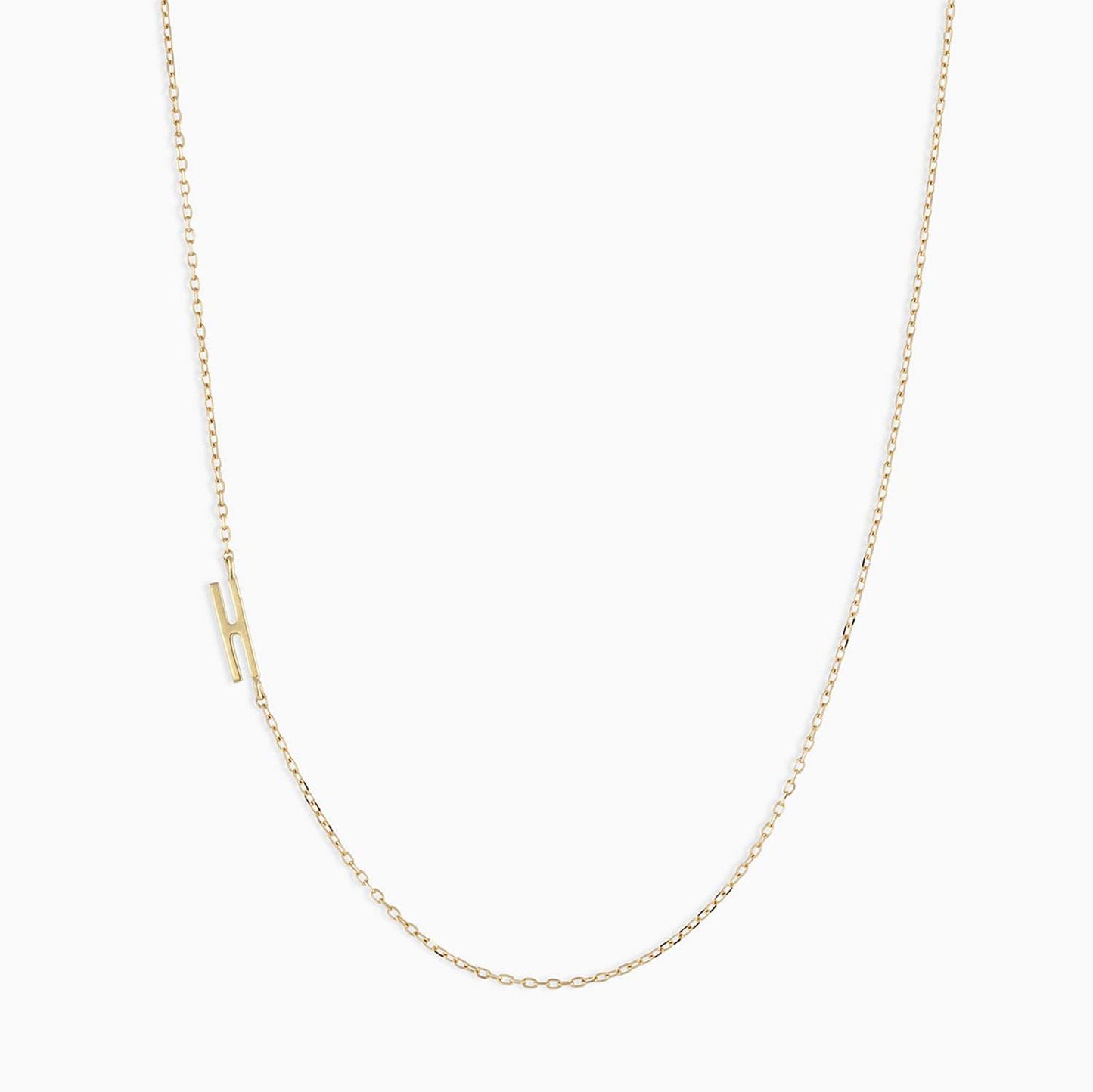 Personalized Initial Necklace, 18k Gold Plated Clavicle Chain, Dainty Everyday Wear, Unique Gift for Her, Custom Letter Pendant