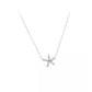 S925 Sterling Silver Minimalist Starfish Necklace - Versatile Women's Choker