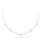 holding s925 sterling silver simple flower necklace female light luxury small senior senior smart variety wearing temperant clavicle chain