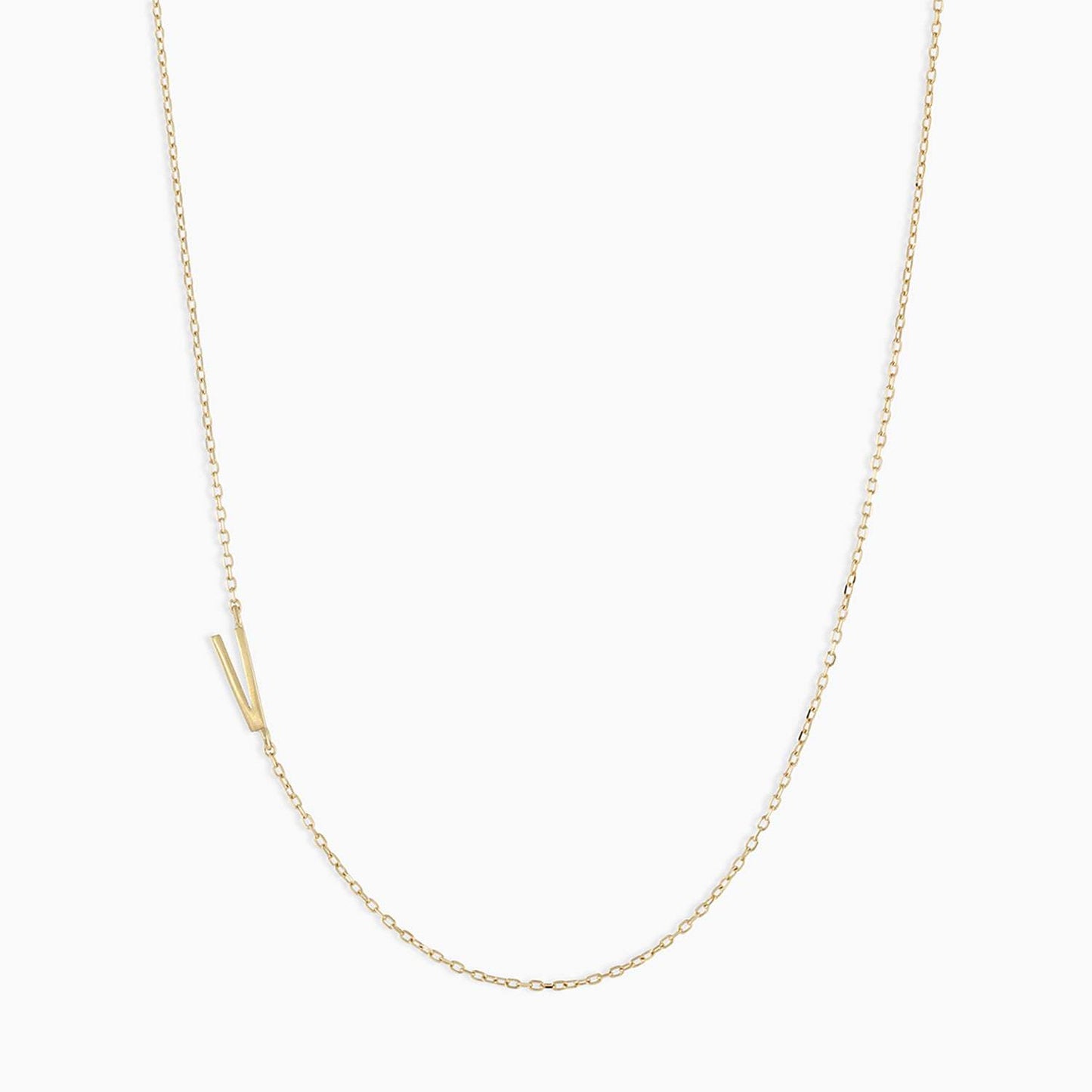 Personalized Initial Necklace, 18k Gold Plated Clavicle Chain, Dainty Everyday Wear, Unique Gift for Her, Custom Letter Pendant