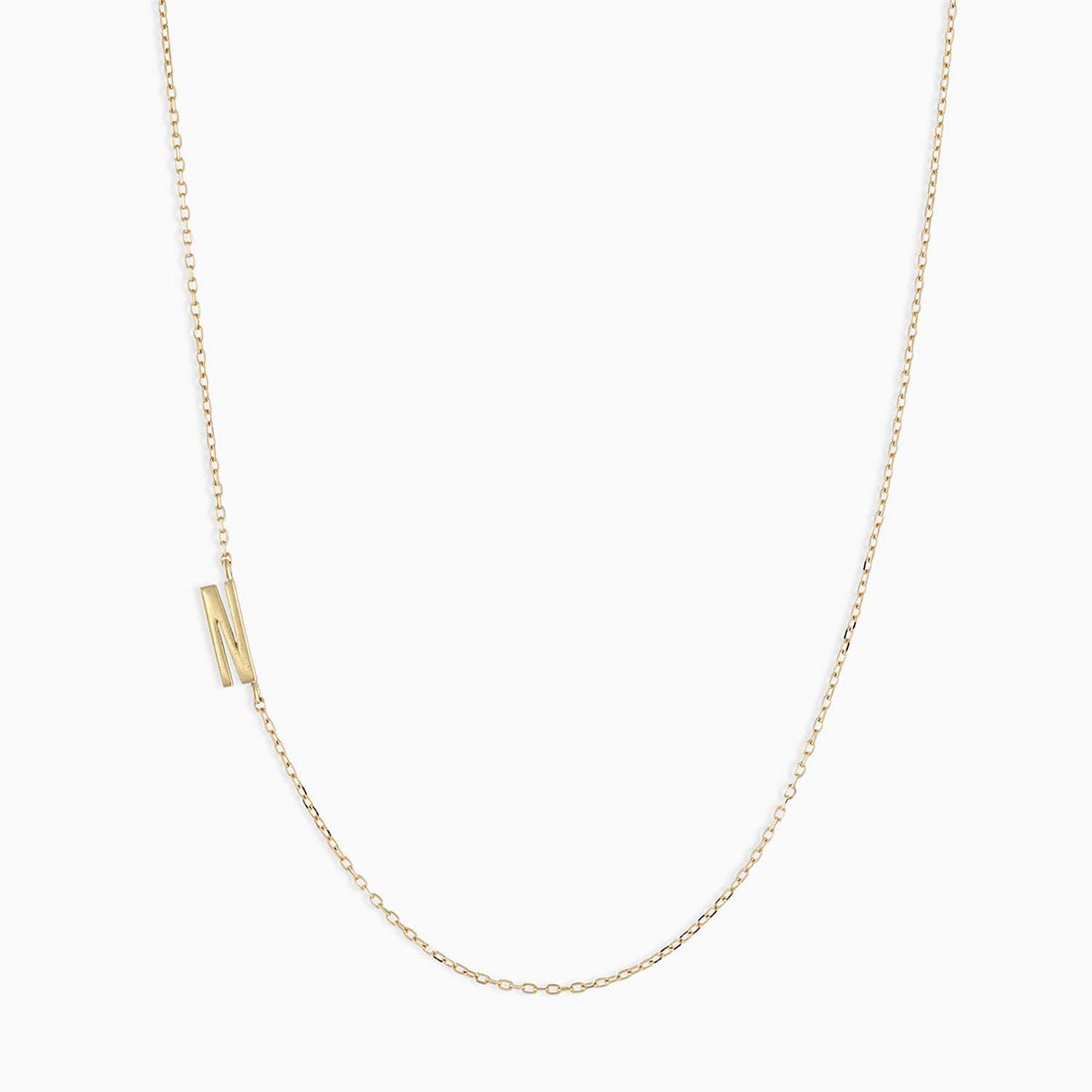 Personalized Initial Necklace, 18k Gold Plated Clavicle Chain, Dainty Everyday Wear, Unique Gift for Her, Custom Letter Pendant