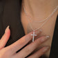 S925 Sterling Silver Cross Necklace for Women - Simple & Versatile Clavicle Chain