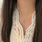 S925 Sterling Silver Moonstone Planet Necklace – Light Luxury Forest Style Clavicle Chain