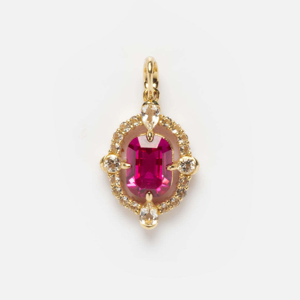 Exquisite pendants - vintage style birth Stone accessories for high-end DIY fashion