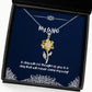 a day with no thought of you is a day that will never come my sunflower pendant necklace wife present from husband new jewelry for wife