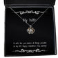 a wife like you makes all things possible in my life happy valentines day crown pendant necklace wife jewelry new for wife