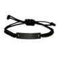 abuela black rope bracelet engraved with love and appreciation | thoughtful gift for birthday, holidays, christmas | abuela jewelry gift from grandchild
