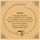 abuela sunflower bracelet inspirational gift for birthday christmas graduation be strong fearless and filled with hope