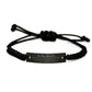 abuelo black rope bracelet engraved with i love you to the moon and back gift for grandpa birthday christmas veterans day