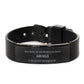 abuelo black shark mesh bracelet a unique gift for special grandfather on birthday christmas and holidays engraved with love and hope for confidence and inspirational style