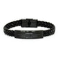 abuelo braided leather bracelet love one another inspirational jewelry gift for grandfather birthday christmas graduation