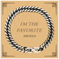 abuelo cuban link chain bracelet im the favorite grandpa gift for birthday christmas fathers day engraved unique jewelry for men with confidence and love