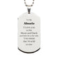 abuelo silver dog tag engraved gift to my abuelo i love you grandfather appreciation veterans day christmas birthday unique sentimental jewelry for him love token moon and back