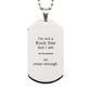 accountant engraved silver dog tag for graduation gift or birthday present not a rockstar but still so close enough to inspire confidence in your niche as an accountant
