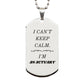 actuary engraved silver dog tag i cant keep calm perfect gift for graduation birthday and holidays confidence and inspiration for actuary professionals