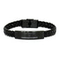 administrative assistant braided leather bracelet i cant keep calm perfect gift for birthdays graduations and holidays confidence hope inspiration unique