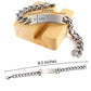 administrative assistant cuban chain stainless steel bracelet inspirational gift for career growth and confidence boost