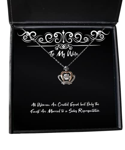 all women are created equal but only the finest are crown pendant necklace wife present from husband cheap jewelry for wife christmas new years valentines day mothers day anniversaries