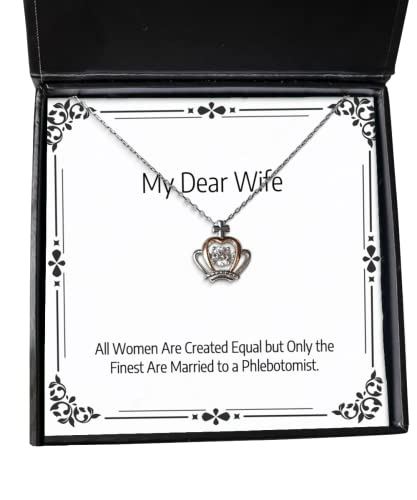 all women are created equal but only the finest are crown pendant necklace wife present from husband fancy jewelry for wife funny crown pendant necklace gift funny crown pendant necklace funny