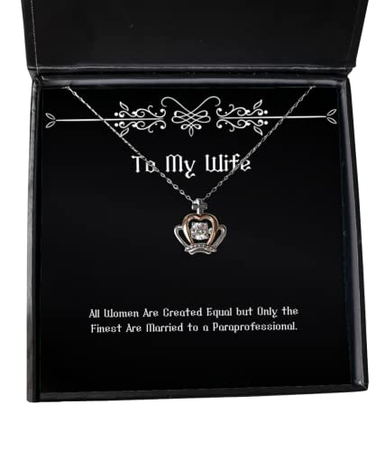 all women are created equal but only the finest are crown pendant necklace wife present from husband unique jewelry for wife unique wife gifts unusual wife gifts best wife gifts cool wife
