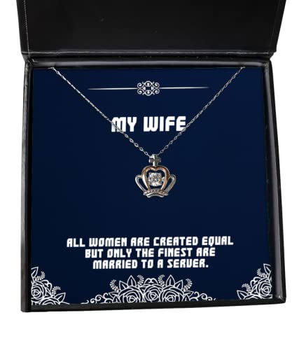 all women are created equal but only the finest are crown pendant necklace wife present from husband useful jewelry for wife funny jewelry gift ideas unique funny jewelry gifts handmade funny